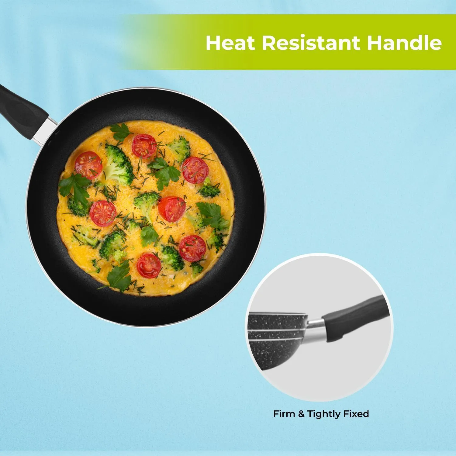 5-Layer Lightweight Non-Stick Frying Pan (22cm-32cm)