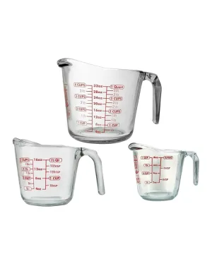 Anchor Hocking 3 pc Measuring Cup Set