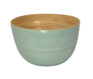 Bamboo Mixing Bowl - Ice Blue