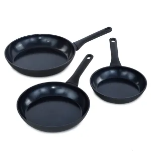 BergHOFF DiNA Helix 3pc Nonstick Ceramic Fry Pan Set