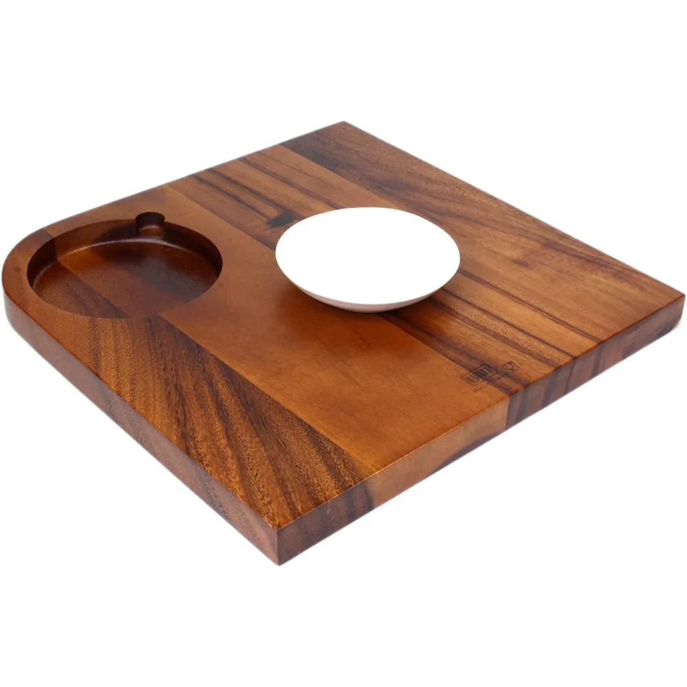 Billi Square Board W/Ceramic Bowl