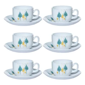 Costa Royale  Pine Cup & Saucer Set, 6 Pcs for cello