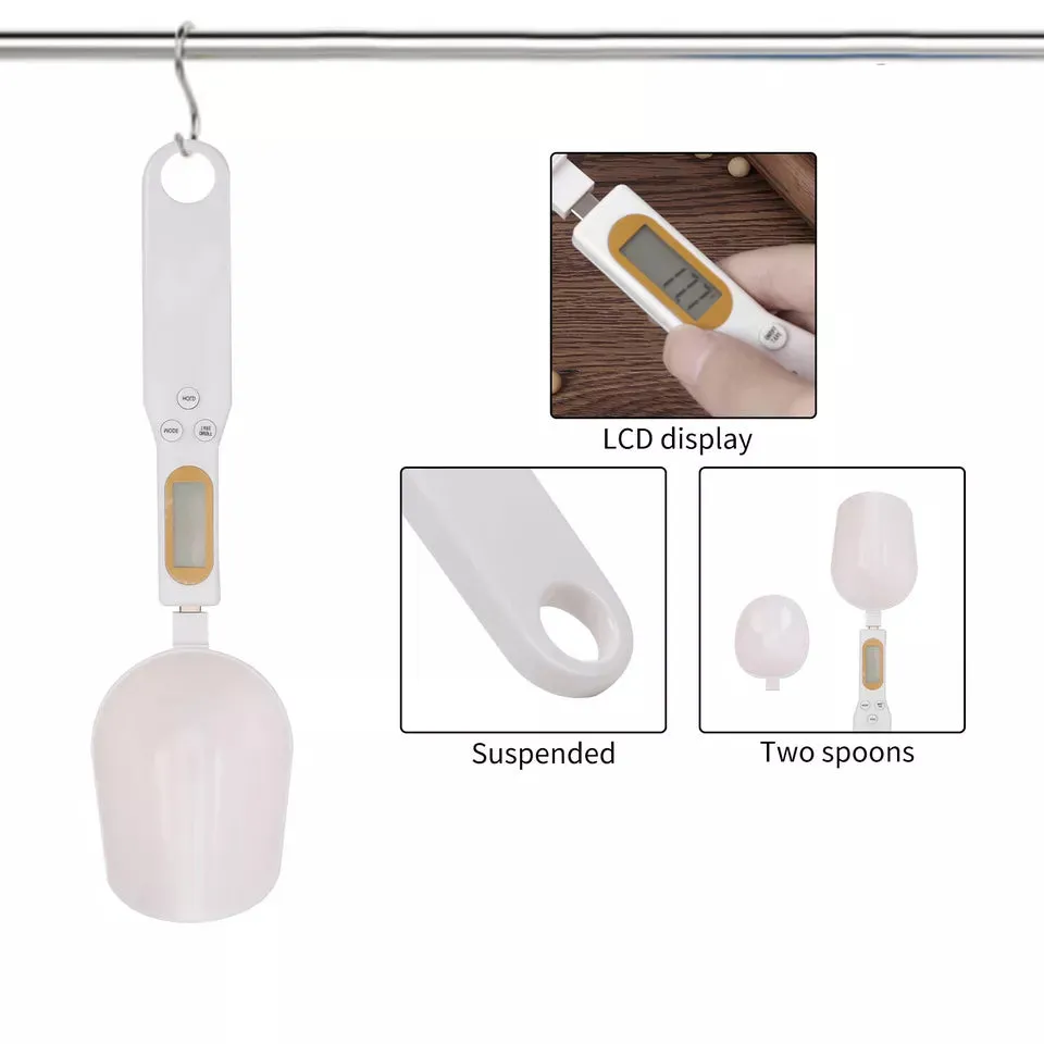 Digital Scale Spoon, Electronic Weighing Measuring Cup for Portioning Spices