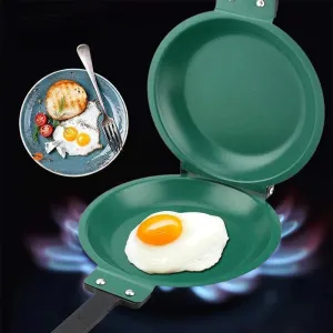 Double-Sided Non-Stick Pancake & Egg Pan – Foldable Frying Kitchen Tool for Easy Cooking