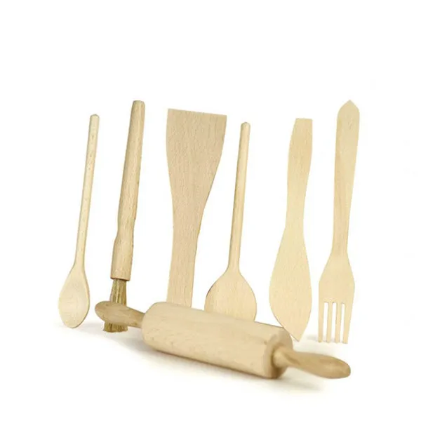 Egmont Toys Wooden Utensils - Set of 7