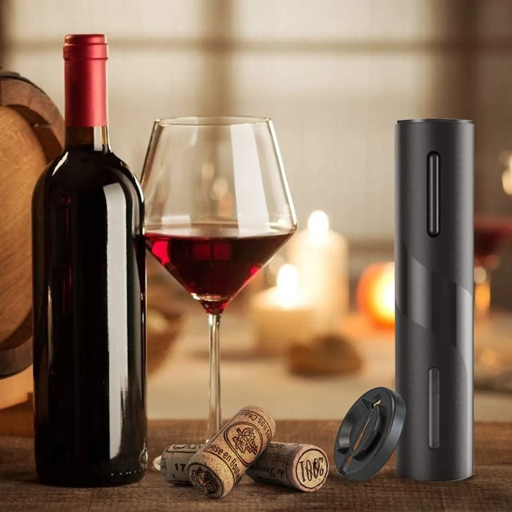 Eravino Automatic Electric Wine Bottle Corkscrew Opener with Foil Cutter