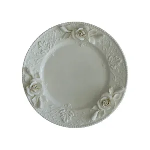 Flower Pattern Ceramic Plate