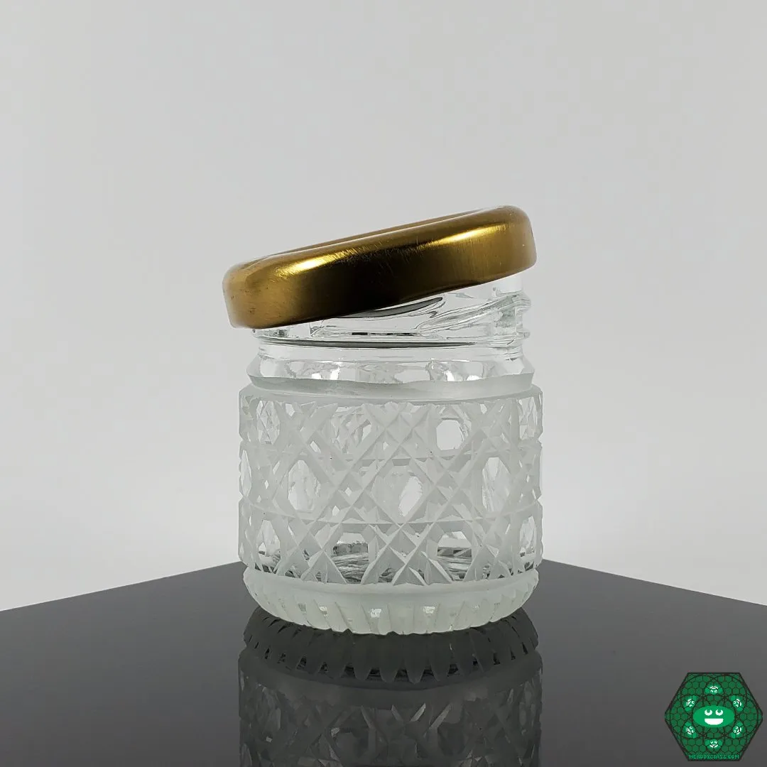 Hittite Glass Baller Jars - Handcrafted Glass Storage Jars with Airtight Seal