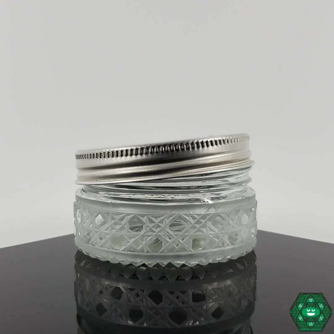 Hittite Glass Baller Jars - Handcrafted Glass Storage Jars with Airtight Seal