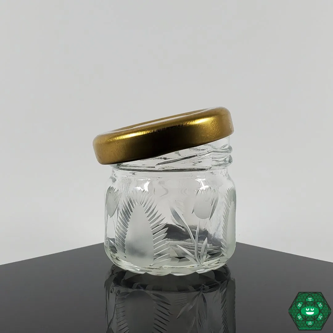 Hittite Glass Baller Jars - Handcrafted Glass Storage Jars with Airtight Seal