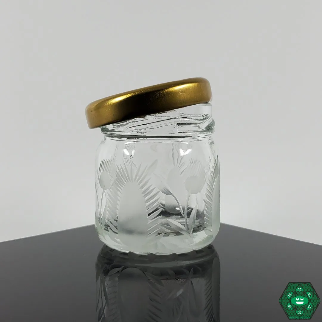 Hittite Glass Baller Jars - Handcrafted Glass Storage Jars with Airtight Seal