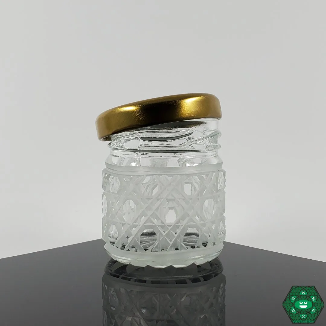 Hittite Glass Baller Jars - Handcrafted Glass Storage Jars with Airtight Seal