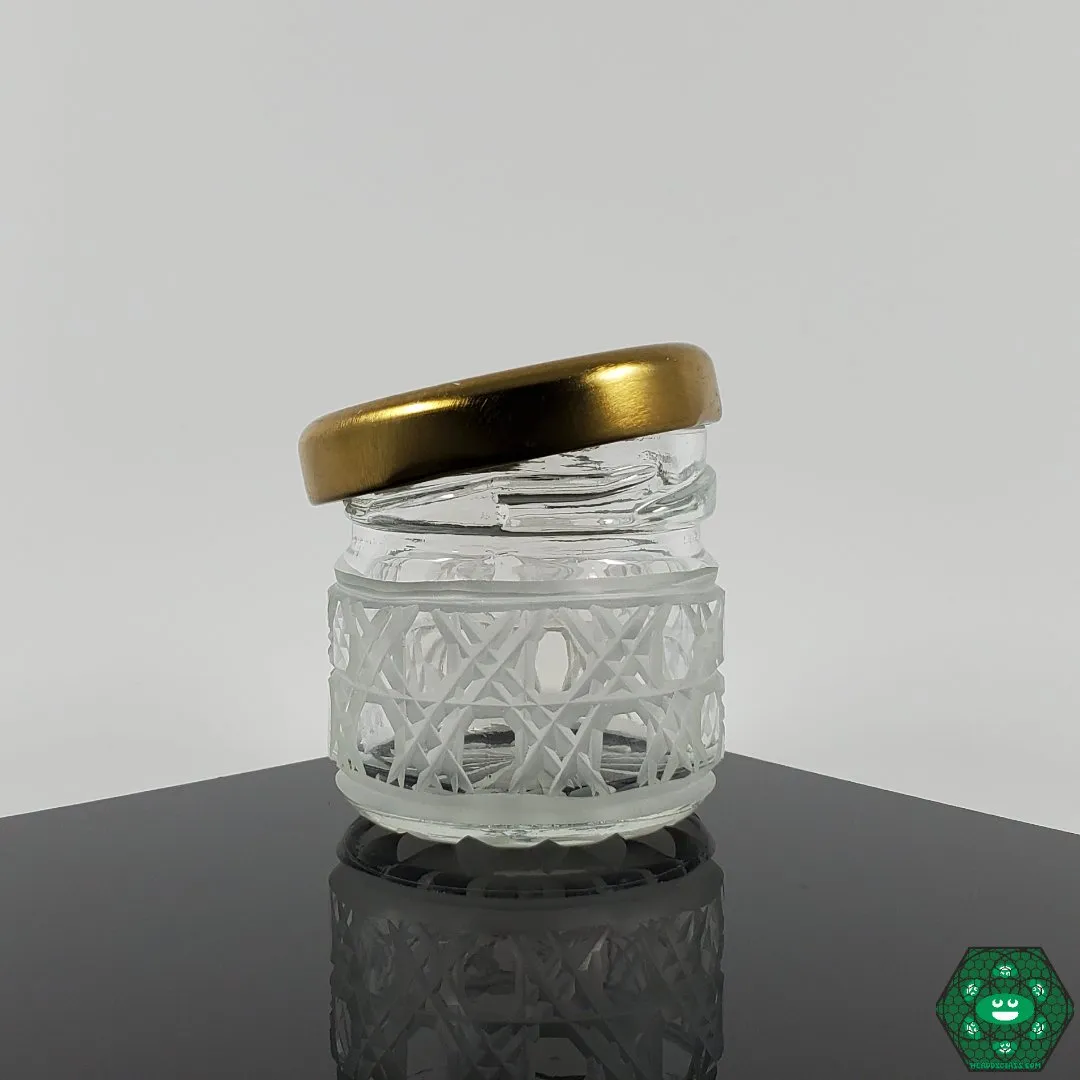 Hittite Glass Baller Jars - Handcrafted Glass Storage Jars with Airtight Seal