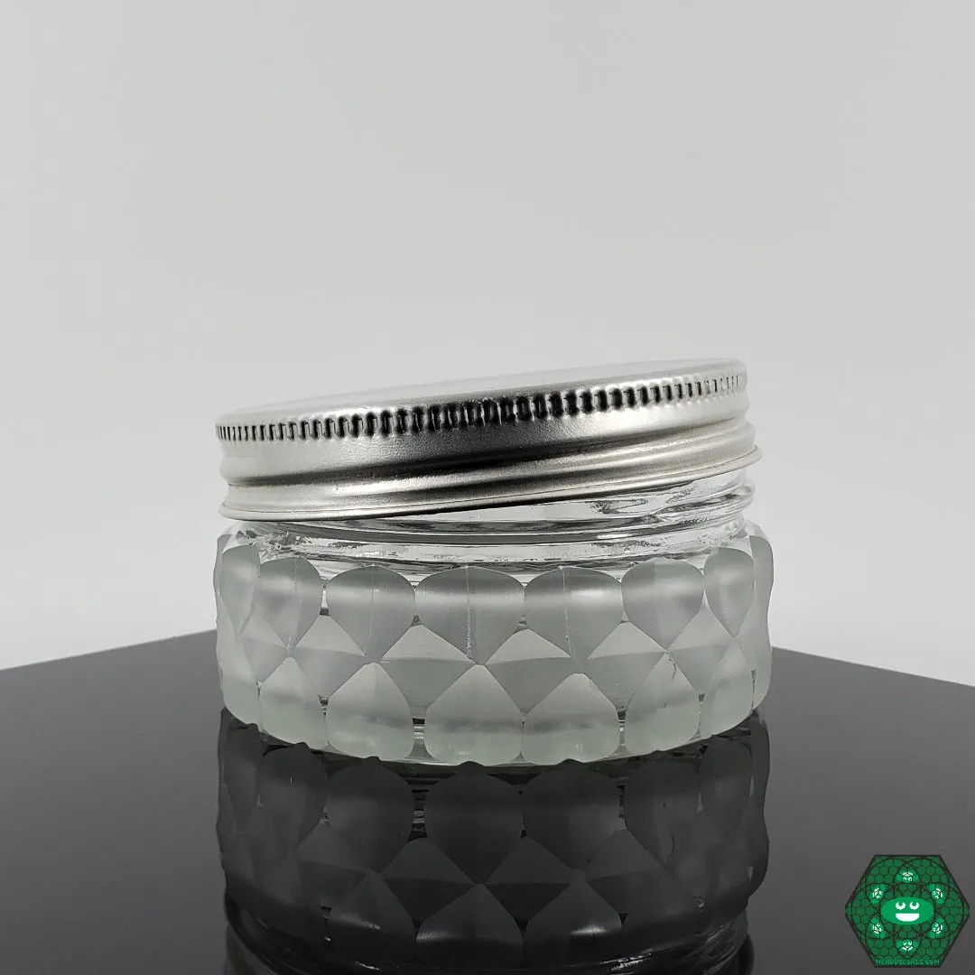 Hittite Glass Baller Jars - Handcrafted Glass Storage Jars with Airtight Seal