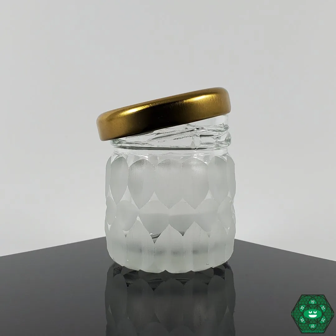 Hittite Glass Baller Jars - Handcrafted Glass Storage Jars with Airtight Seal