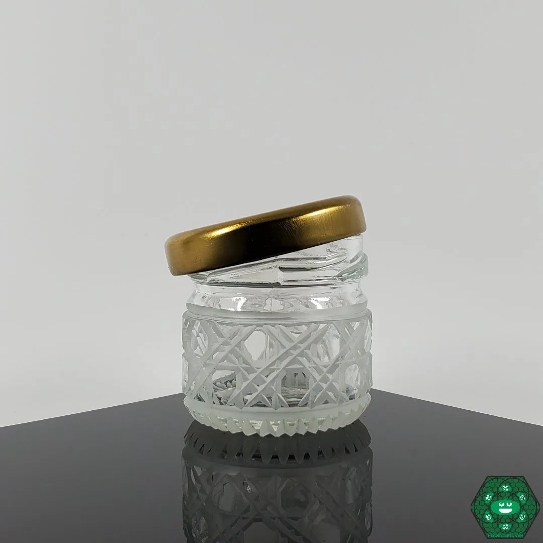 Hittite Glass Baller Jars - Handcrafted Glass Storage Jars with Airtight Seal