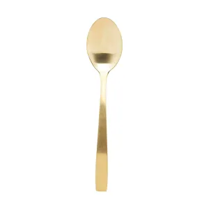 House Doctor Spoon Elegant Titanium Gold Plated Stainless Steel