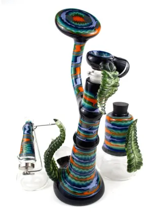 I. F. | Leaf Bubbler Set w/ Swing Arm and Nug Jar