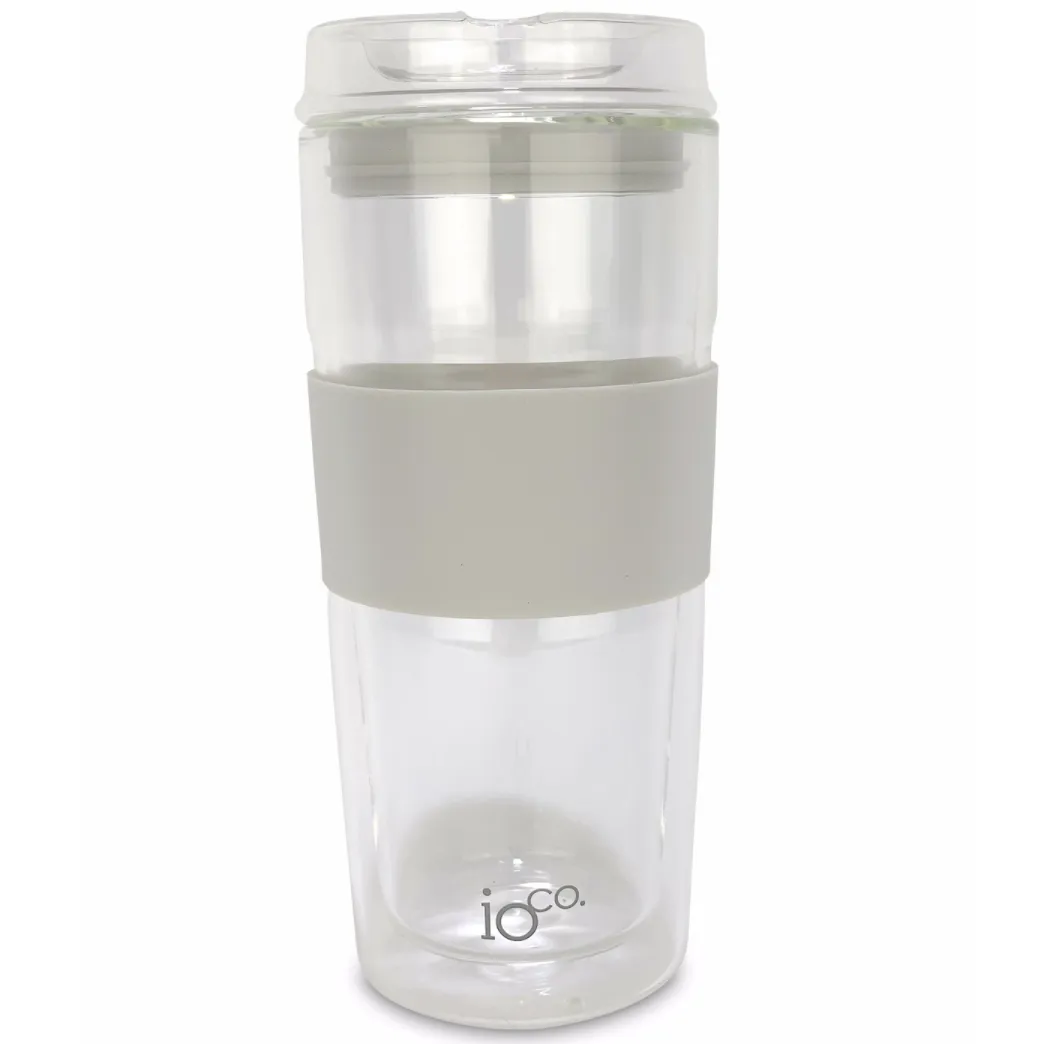 IOco -  All Glass Tea and Coffee Traveller - Warm Latte (16oz)