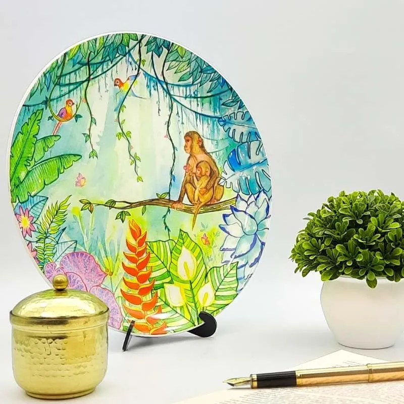 Jungle Scenes Decorative Plate