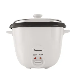 Lifelong LLRC02 Electric Rice Cooker 1.8 litres|700 watt| Aluminium Cooking Pan| One Touch Operation & Keep Warm Function| Cool Touch Outer Body