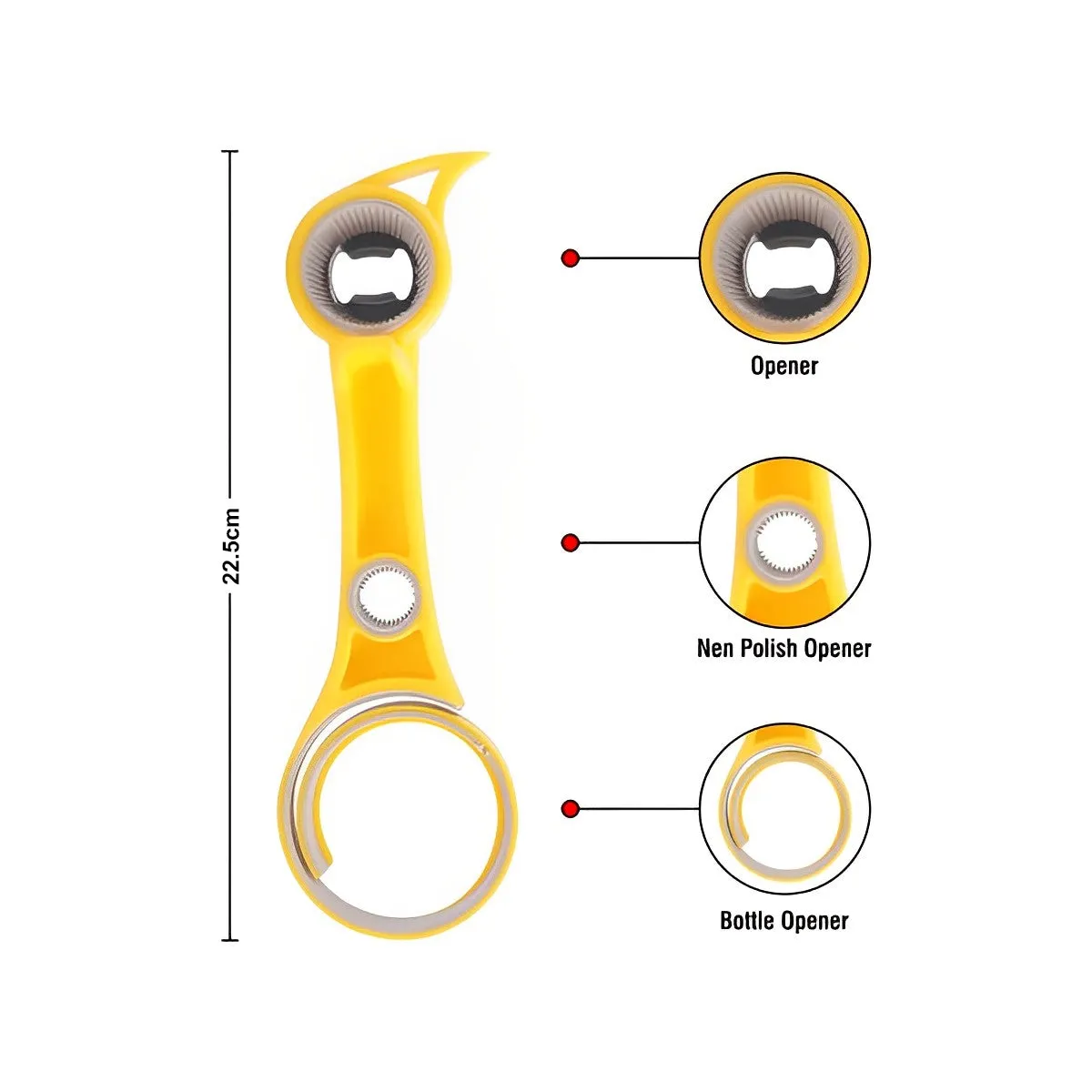 Multi-Function Bottle Opener