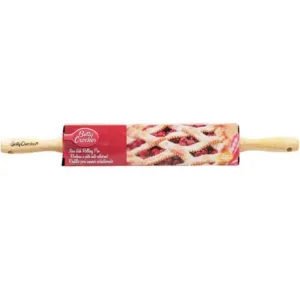 Non Stick Rolling Pin with Wooden Handle - 35cm