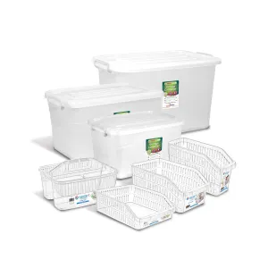 Nu Ware Fridge & Storage Combo Containers Premier MCSBC3 7pc Set Organize-IT