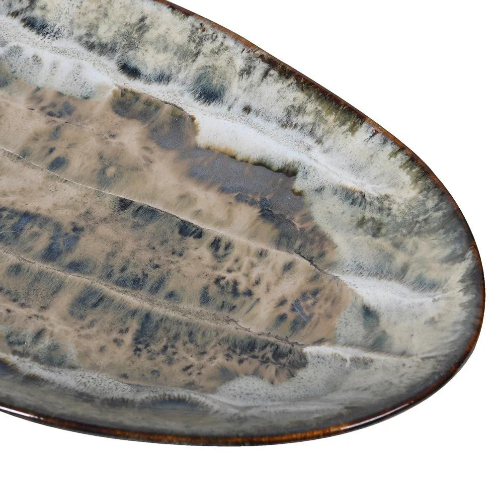 Ocean Glazed Plate