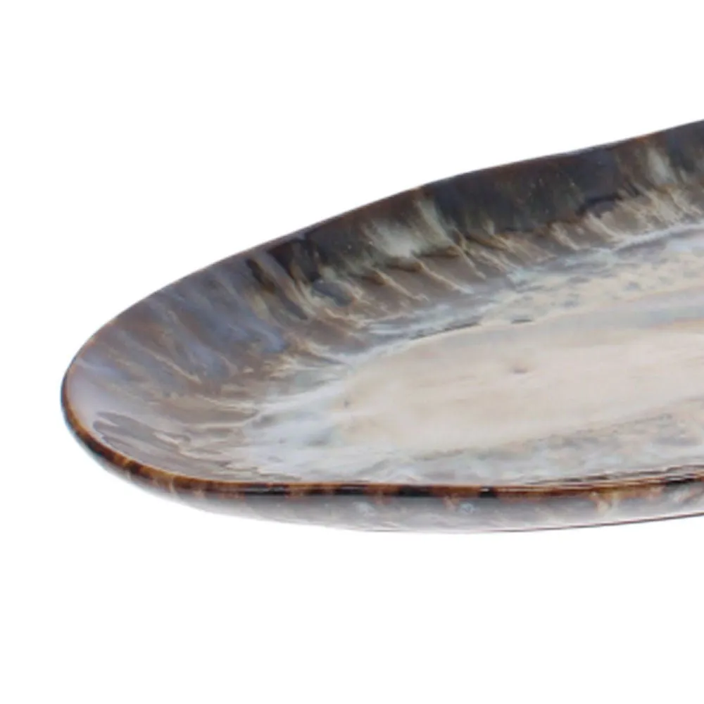 Ocean Glazed Plate