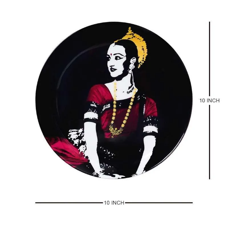 Odissi Dance Of India Inspired Plate