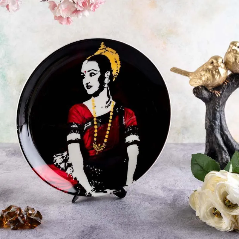 Odissi Dance Of India Inspired Plate