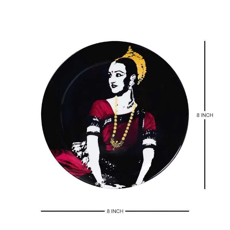 Odissi Dance Of India Inspired Plate