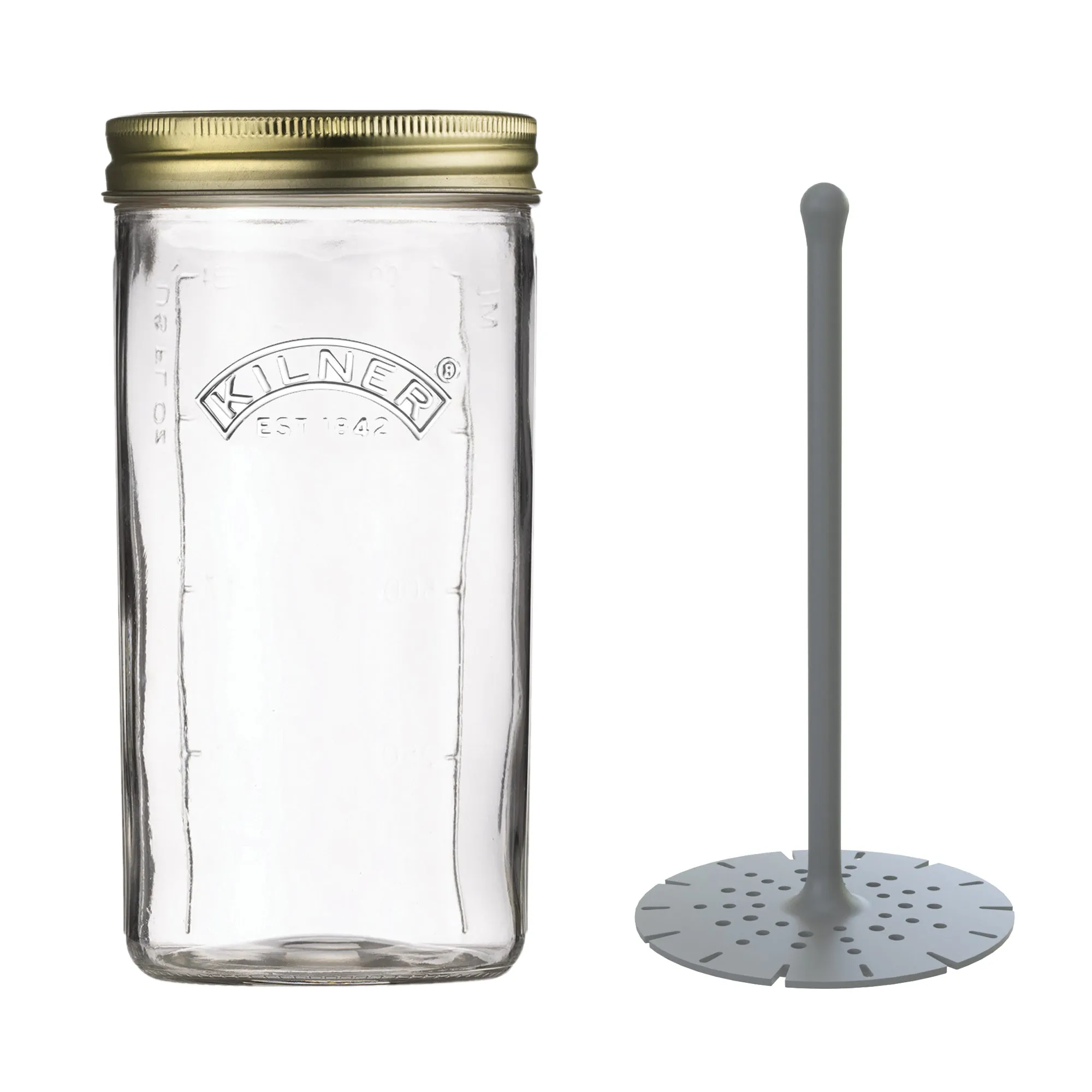 Pickle Jar With Lifter 1 Litre