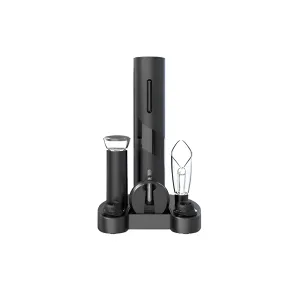 Portable Electric Battery-Operated Cordless Wine Bottle Opener Set