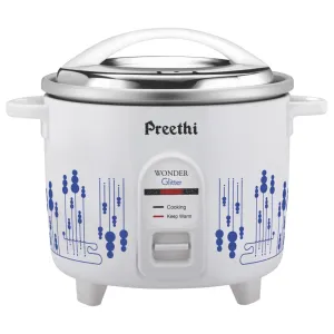 Preethi Glitter Electric Rice Cooker 2.2 Ltr Double Pan RC326