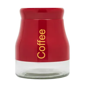 Red Coffee Jar