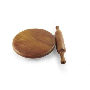 Roti Roller Chakla-Belan Rolling Pin Set 22.9 x 22.9 x 30.5 cm