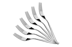 Shapes Oslo 304 Grade, 18/10 & Cup Rolled Dinner Fork, Set of 6 pcs (18 cm.)