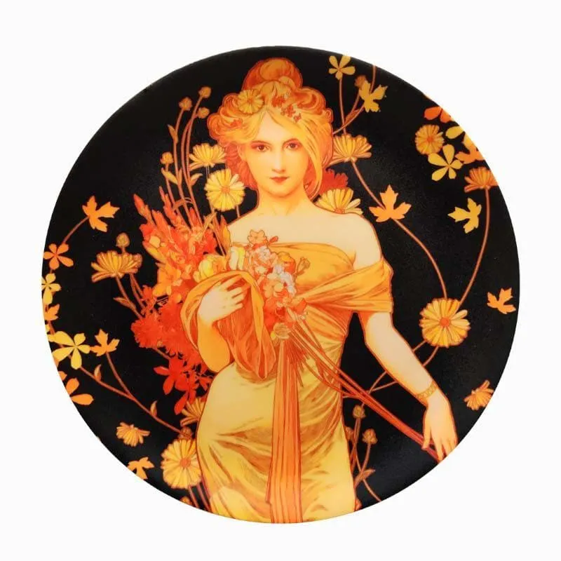 Spring by Mucha Decorative Plate