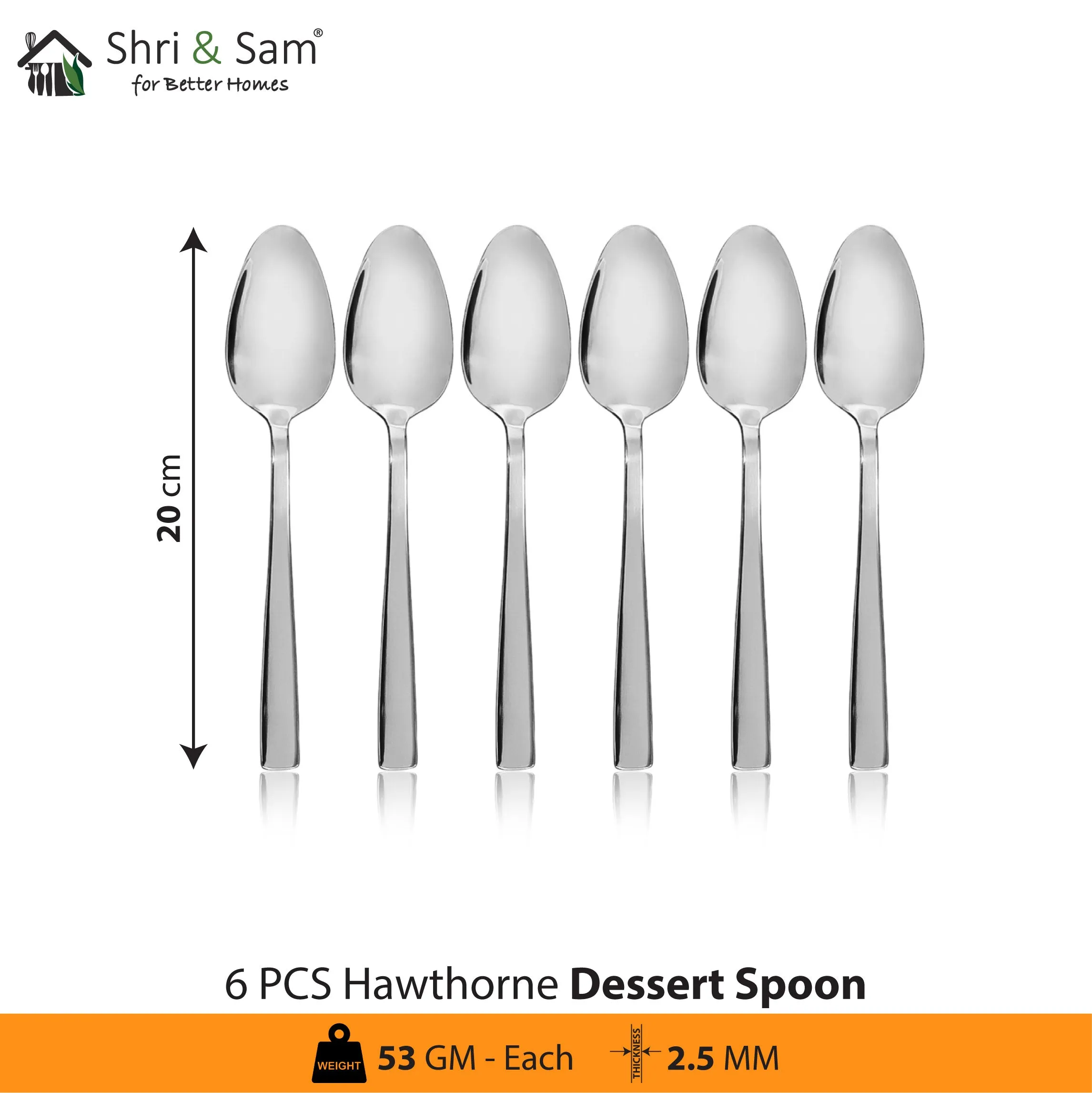 Stainless Steel 24 PCS Cutlery Set Hawthrone