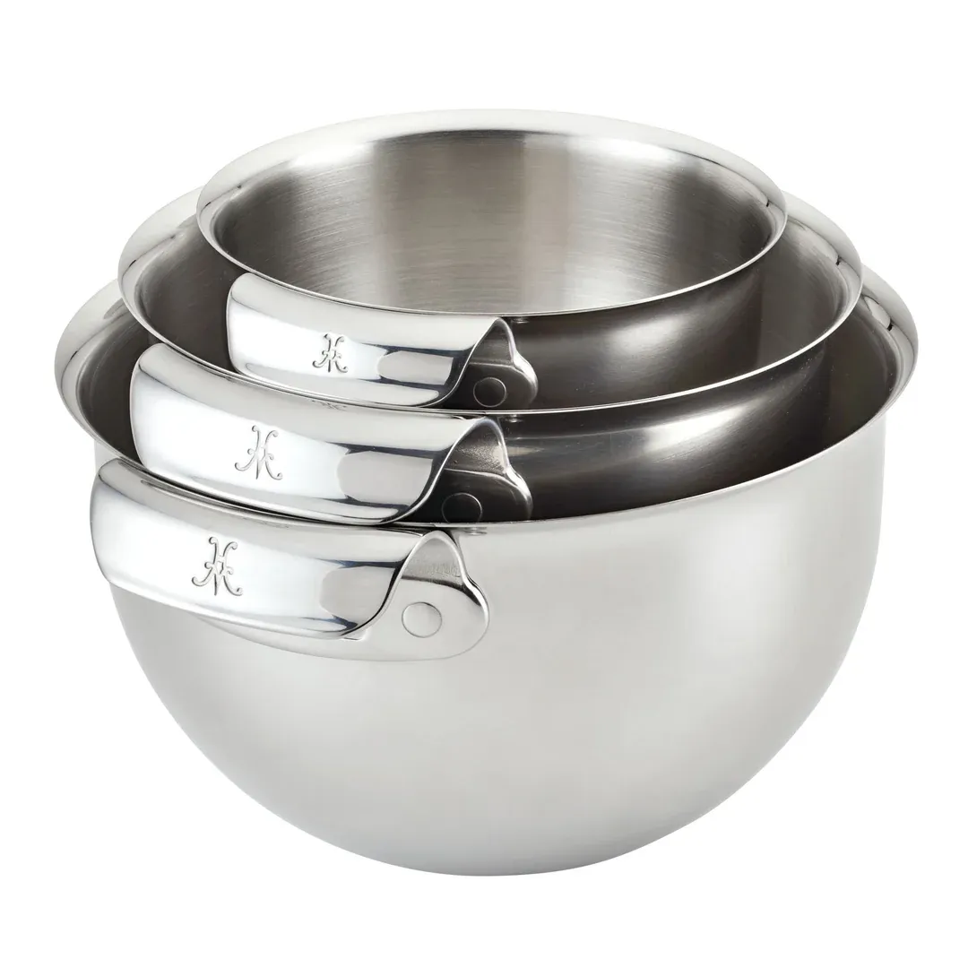 Stainless Steel Mixing Bowl Set, 3-Piece