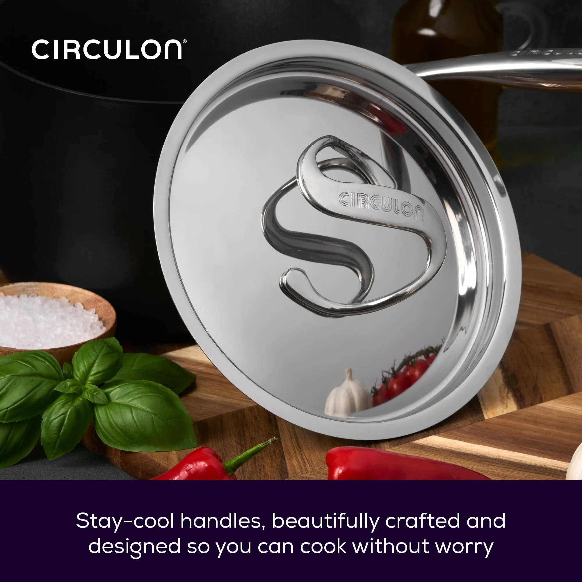 Style Ultimate Non-Stick Induction Saucepan, Frying Pan & Sauté Complete Pan Set - 8 Pieces