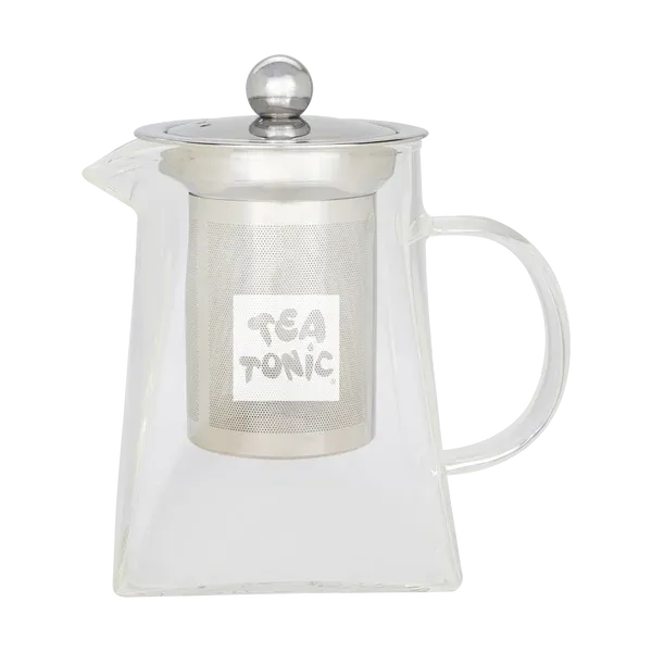 Tea Tonic Square Glass tea Pot 400ml