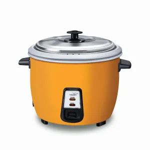 V-Guard VRCD 1.8 Litre Electric Rice Cooker, 5 Year Heating Plate & 2 Year Product Warranty, Automatic Cooking with Warm & Cook Functions, Pale Orange